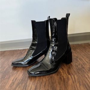 Heeled Ankle Boots - Zara - 6.5